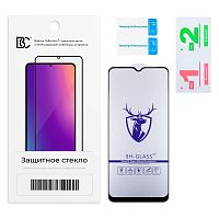Защитное стекло "Премиум" для Samsung Galaxy A22s 5G (A226B) Черный