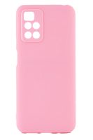 Чехол Cиликон матовый /тех.пак/ для Xiaomi Redmi 10 (2021) розовый