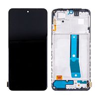 Дисплей для Xiaomi Redmi Note 11/Poco M4 Pro 4G модуль с рамкой Черный - (OLED)