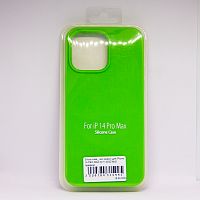 Чехол Silicon case_ низ закрыт_для iPhone 14 PRO MAX (6.7") 2022 №31 травяной
