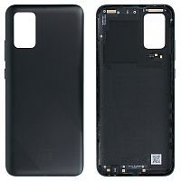 Задняя крышка для Samsung Galaxy A02s (A025F) Черный