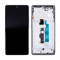 Дисплей для Xiaomi Redmi Note 13 Pro 4G (23117RA68G) модуль с рамкой Черный - OR (SP)