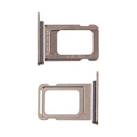 Держатель SIM для iPhone 13 Pro/13 Pro Max (A2640/A2645) Золото