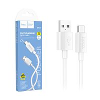 Кабель USB - Type-C Hoco X107 Fast charging cable (3A) Белый