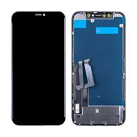 Дисплей для iPhone Xr (A2105) в сборе с тачскрином Черный - Стандарт