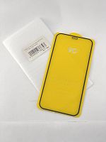 Защитное стекло "Полное покрытие" Full screen для iPhone 12 mini (5.4") 2020 чёрный