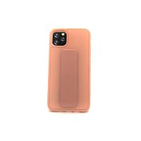 Чехол-подставка (силикон,магнит) для iPhone 11 PRO MAX 6.5" розовый песок