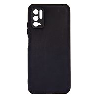 Чехол Cиликон матовый /тех.пак/ для Xiaomi Redmi NOTE 10T/M3 PRO (2021) чёрный