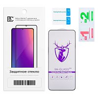 Купить Защитное стекло "Премиум" для Xiaomi Redmi Note 13 4G/14 4G/5G Черный с доставкой