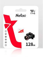 Карта памяти MicroSD  128GB  Netac  P500  Eco  Class 10 UHS-I без адаптера