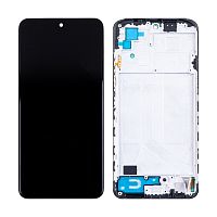 Дисплей для Xiaomi Redmi Note 10/10S/Poco M5s модуль с рамкой Черный - (In-Cell)