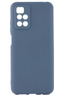 Чехол Cиликон матовый /тех.пак/ для Xiaomi Redmi 10 (2021) морская волна