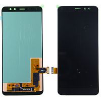 Дисплей для Samsung Galaxy A8 2018 (A530F) в сборе с тачскрином Черный - (In-Cell)