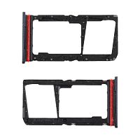 Держатель SIM для Tecno Pova 7 5G (LJ7) Черный