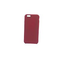 Чехол Silicon case (без логотипа) для iPhone 6/6S цвет:№52 гранат