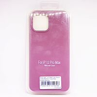 Чехол Silicon case_ низ закрыт_для iPhone 12 PRO MAX (6.7") 2020 №62 лиловый металлик