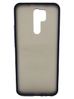 Чехол SKIN SHELL противоударный силикон Xiaomi Redmi 9 (2020) темно-синий