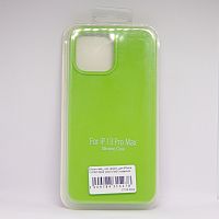 Чехол Silicon case_ низ закрыт_для iPhone 13 PRO MAX (2021) №31 травяной