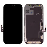 Купить Дисплей для iPhone 12/12 Pro (A2403/A2407) в сборе Черный GX (Hard Oled) (IC) с доставкой