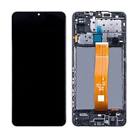 Дисплей для Samsung Galaxy M12 (M127F) модуль с рамкой Черный - OR Ref. (SP)