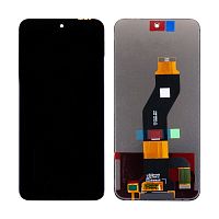 Дисплей для Tecno Spark Go 2 (KM4) в сборе с тачскрином Черный - OR