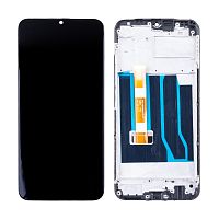 Дисплей для Realme C25s (RMX3195) модуль с рамкой Черный - OR