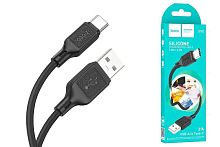 Кабель Type-C - Type-C Hoco X90 Silicone charging cable (3A, 60W) 1 м. white