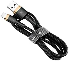 Кабель USB - Lightning Baseus cafule Cable USB For iP 2.4A 1m Gold+Black