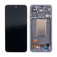 Дисплей для Samsung Galaxy A56 5G (A566B) модуль с рамкой Черный - OR (SP)