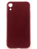 Чехол NANO силикон для iPhone XR 6.1" (2018) вишневый