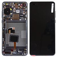 Дисплей для Huawei P40 (ANA-NX9) модуль с рамкой Черный - OR