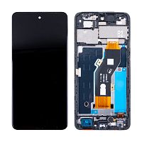 Купить Дисплей для Tecno Spark Go 2024 (BG6) модуль с рамкой Черный - OR с доставкой
