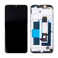 Дисплей для Xiaomi Poco M3/Redmi 9T модуль с рамкой Черный - OR