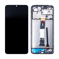 Дисплей для Xiaomi Redmi 12C (22120RN86G) модуль с рамкой Черный - OR