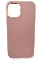 Чехол Cиликон матовый /тех.пак/ для iPhone 12 mini (5.4") 2020 розовое-золото