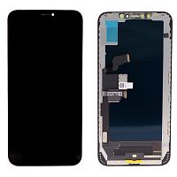 Купить Дисплей для iPhone Xs Max (A1921/A2101) в сборе с тачскрином Черный - (Soft OLED) с доставкой