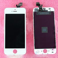 Дисплей для iPhone 5 в сборе с тачскрином Белый - Оптима
