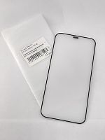 Защитное стекло с сеткой динамика для iPhone 12 Черный