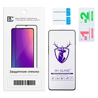 Купить Защитное стекло "Премиум" для Tecno Spark Go 1/2/30 4G/5G/30C 4G/40 4G/40C Черный с доставкой