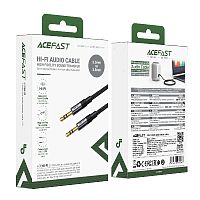 Кабель AUX Acefast J10, нейлон, 1м (black)
