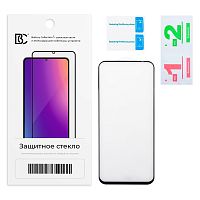 Купить Защитное стекло "Премиум" для Xiaomi Redmi 12 4G/13 4G/13x/Poco M6 4G Черный с доставкой
