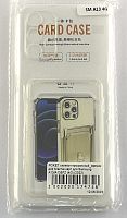 Чехол POKET силикон прозрачный_карман для пластик карт для Samsung A13/A135FZ (4G) (2022)