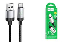 Кабель Type-C - Type-C Hoco X117 Star charging cable (60W) 1м. оплетка (black)