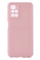 Чехол Cиликон матовый /тех.пак/ для Xiaomi Redmi 10 (2021) розовое золото