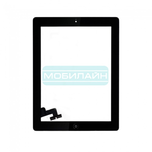 Купить Тачскрин для iPad 2 Черный - AA оптом и в розницу