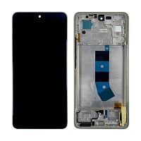 Дисплей для Xiaomi Redmi Note 13 4G (23129RAA4G/23124RA7EO/23129RA5FL) модуль с рамкой Зеленый - OR (SP)
