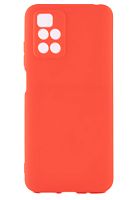 Чехол Cиликон матовый /тех.пак/ для Xiaomi Redmi 10 (2021) красный