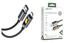 Кабель USB - Type-C Acefast C21-04 нейлон, 1.2м (black)