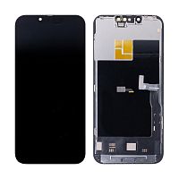 Дисплей для iPhone 13 Pro (A2640) в сборе с тачскрином Черный (Hard OLED) (площадка под IC)