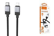 Кабель USB - Lightning Hoco X110 Honorific PD charging cable 2.4А Lighting 1м. (black)